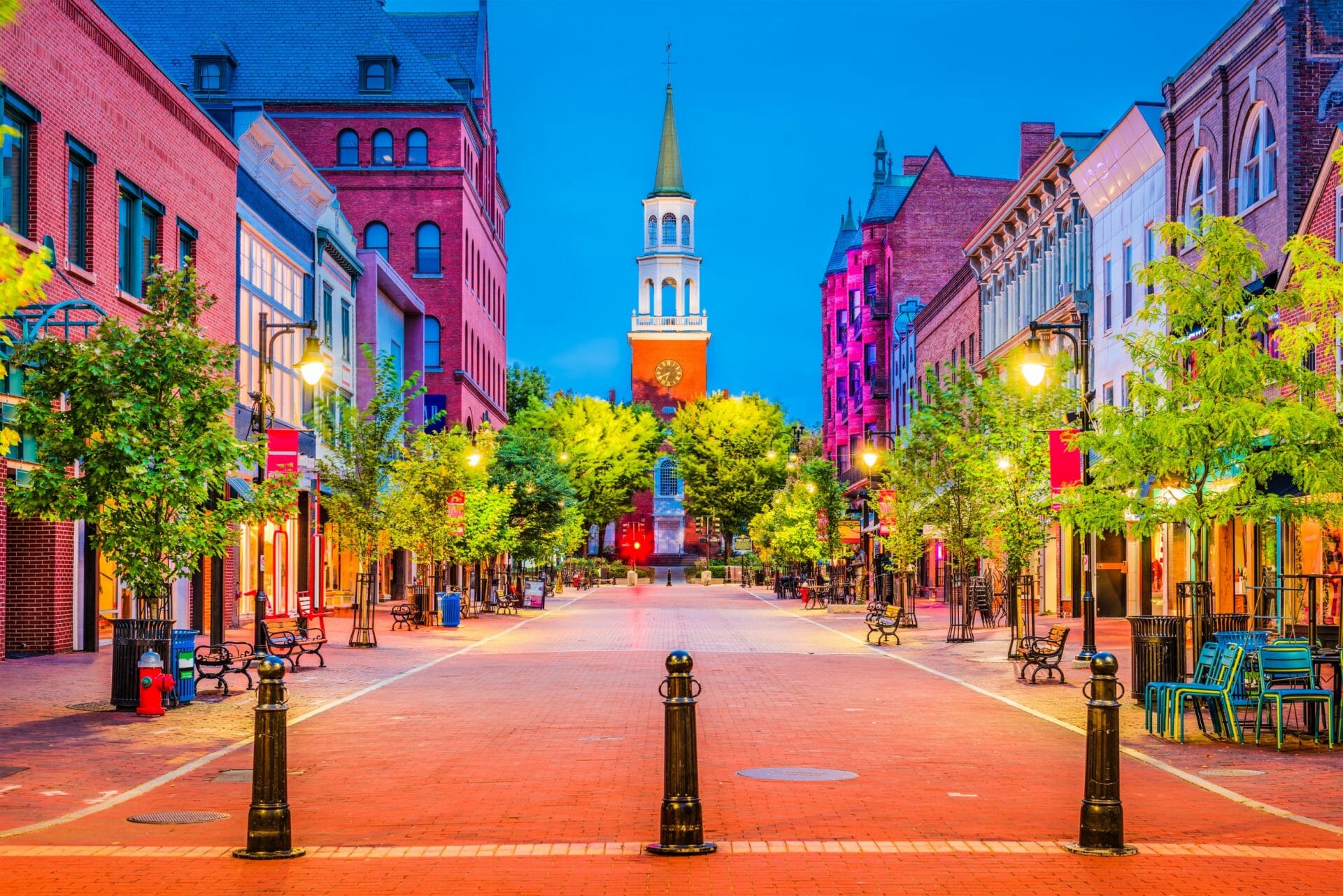 Church Marketplace, Burlington, Vermont, USA.