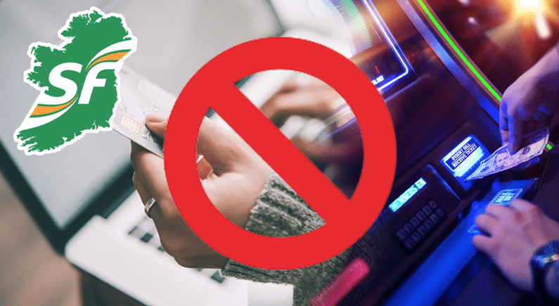 Sinn Féin launches bill to ban the use of credit cards for gambling