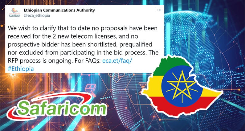 Les régulateurs éthiopiens rejettent les allégations selon lesquelles Safaricom est présélectionnée pour une licence de télécommunications