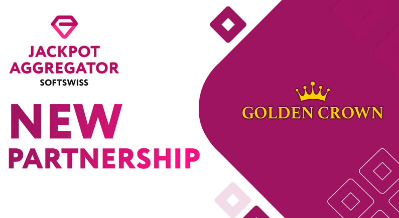 SOFTSWISS Jackpot Aggregator ร่วมมือกับ Golden Crown Casino