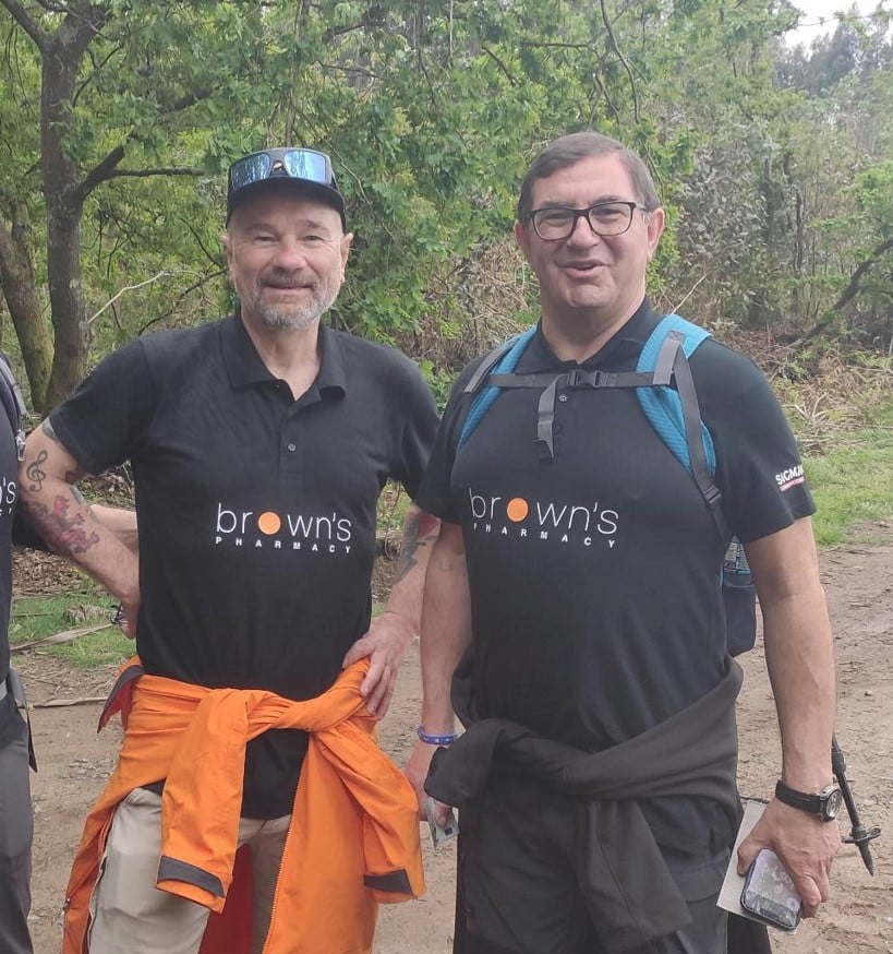 SiGMA Foundation CPO with Contributor at the Camino challenge