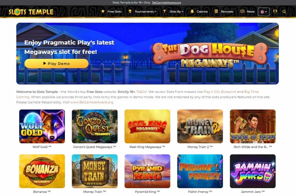 Affiliate Grand Slam - Slots Temple