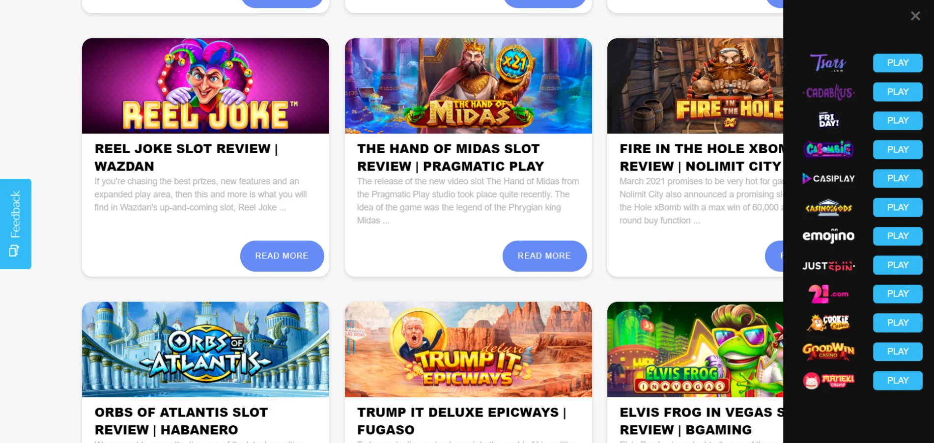 Affiliate Grand Slam - Wildgamblers