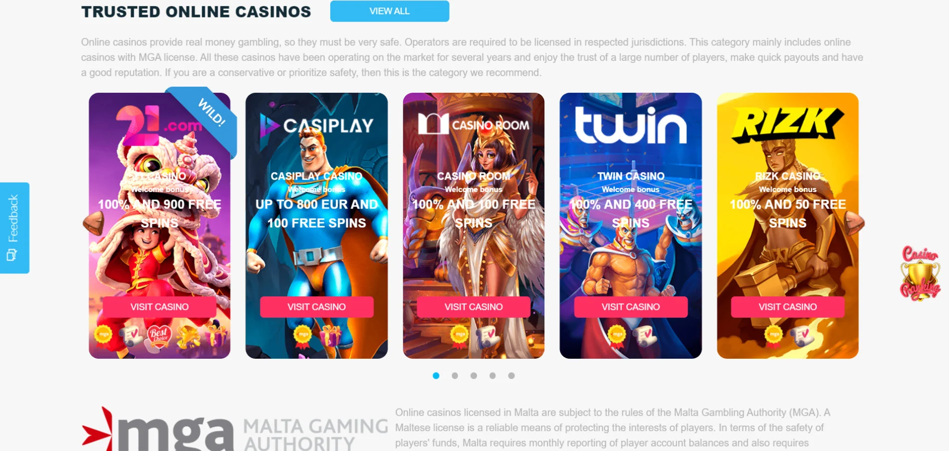 Affiliate Grand Slam - Wildgamblers