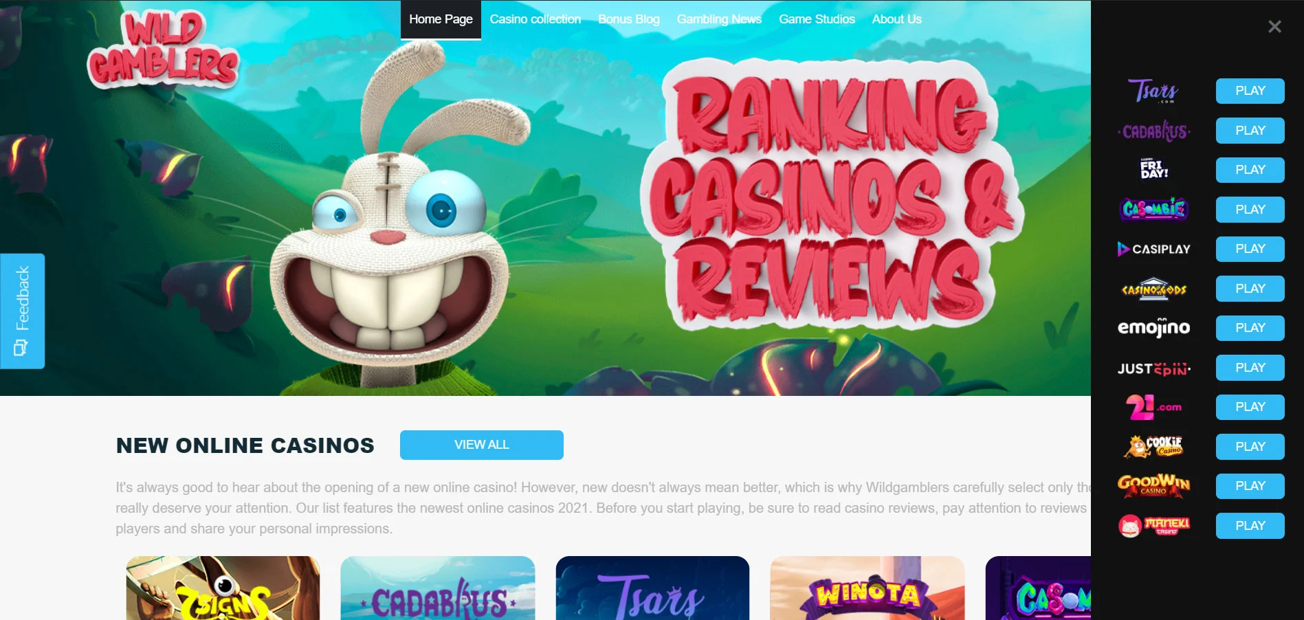 Affiliate Grand Slam - Wildgamblers