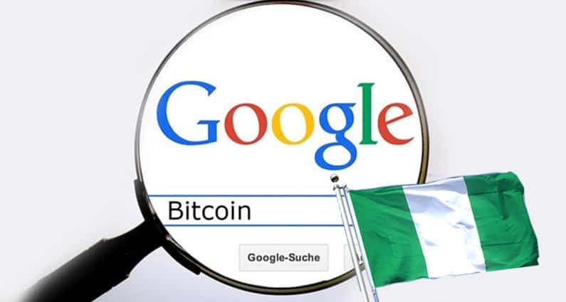 Nigeria tops Bitcoin Google searches