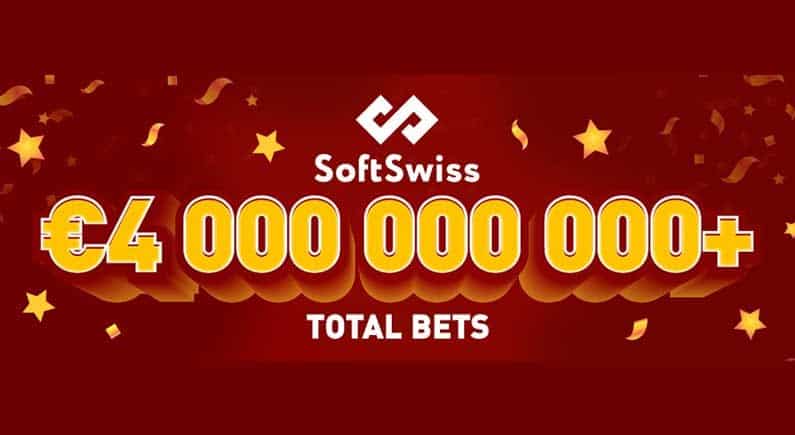 SoftSwiss alcanza el récord de 4 mil millones de euros en apuestas en marzo de 2021