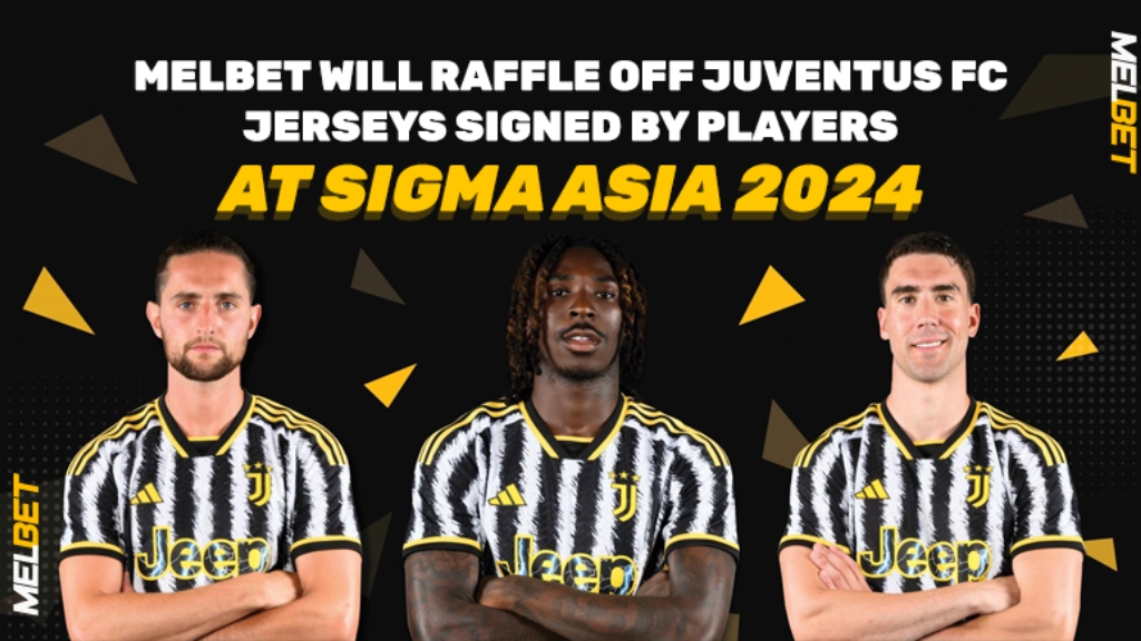 Melbet นำเสื้อพร้อมลายเซ็นของทีม JUVENTUS FC มาจับฉลากที่ SiGMA เอเชีย