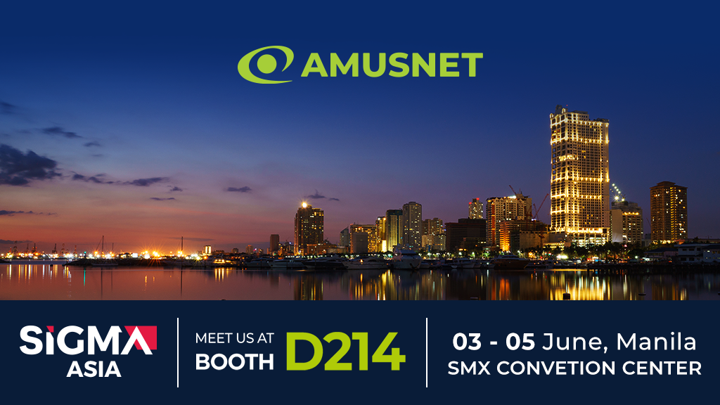 Amusnet เตรียมนำเสนอความเป็นเลิศที่ SiGMA เอเชีย 2024