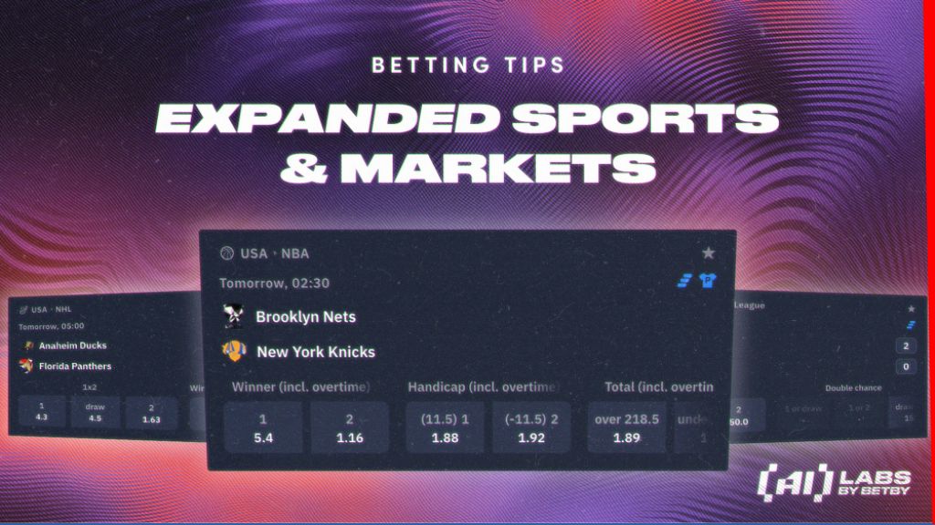 BETBY enhances Betting Tips API with expanded sports and market coverage