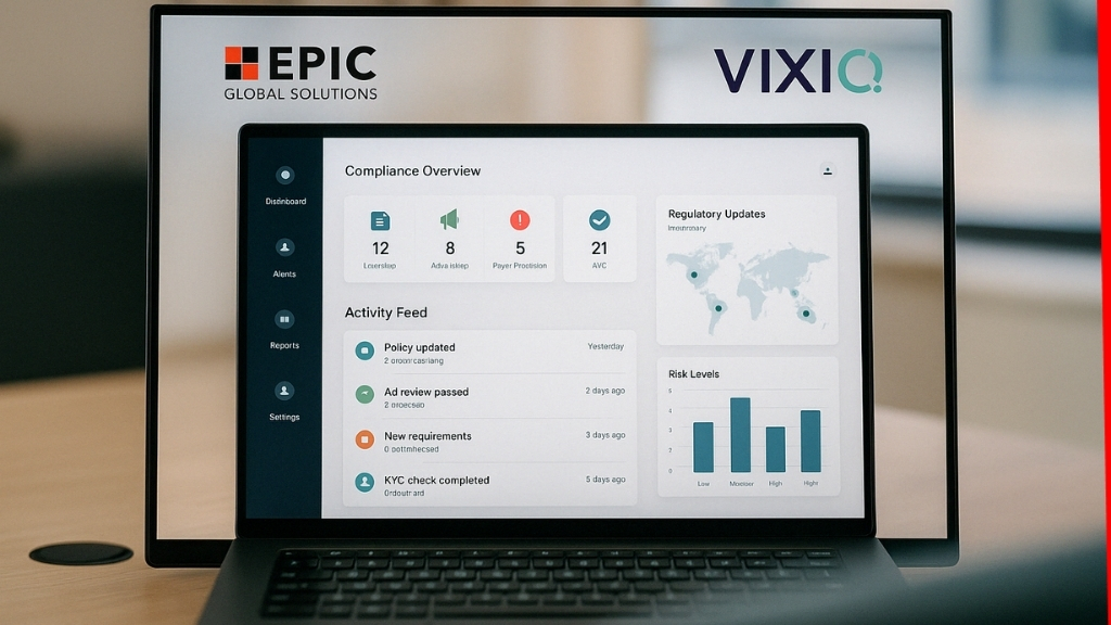 EPIC与Vixio携手简化全球博彩合规流程