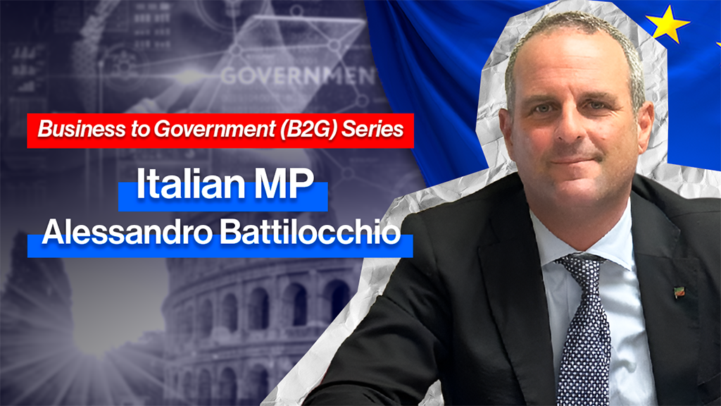 Italy MP Alessandro Battilocchio welcomes SiGMA Europe to Rome