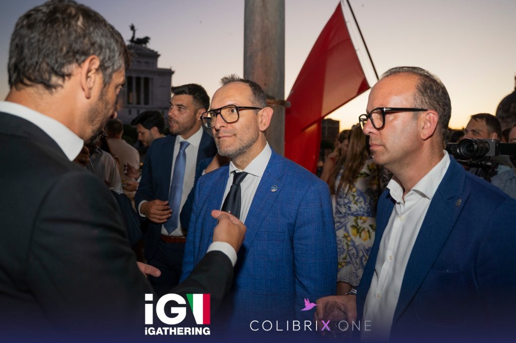 SiGMA World conquista Roma; Heathcliff Farrugia (Ceo SiGMA) e Marcello Coppo (Deputato della Repubblica Italiana)