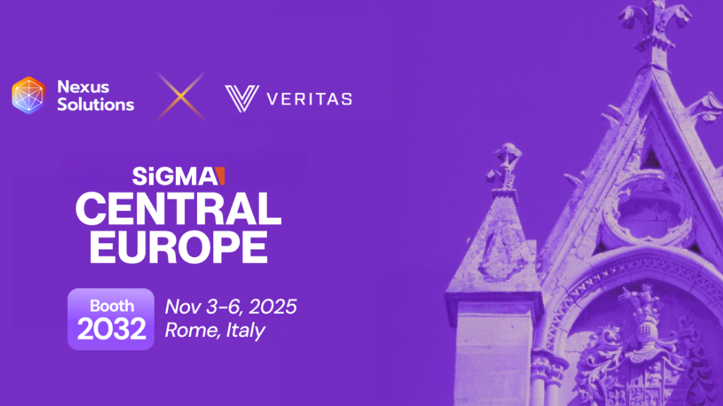 Nexus Solutions presenta las soluciones tecnológicas de Veritas en el SiGMA Europa Central 2025