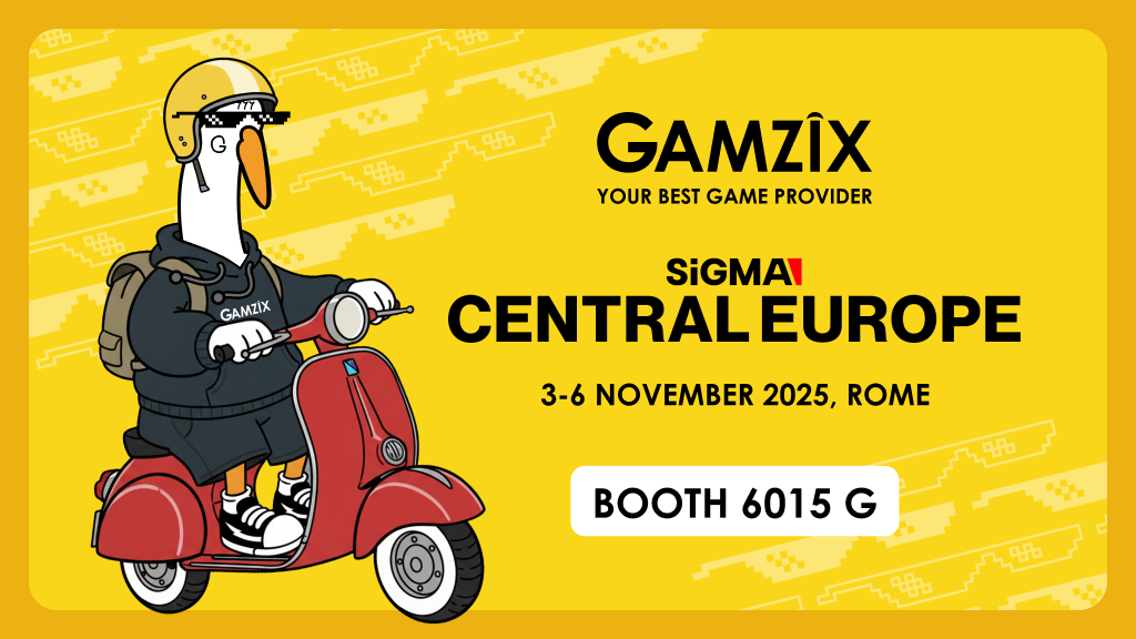Gamzix prosegue il viaggio di Behind the Reels alla SiGMA Central Europe 2025 a Roma