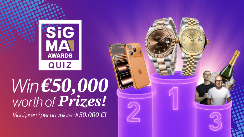 Il Quiz SiGMA debutta durante la cerimonia di premiazione a Roma