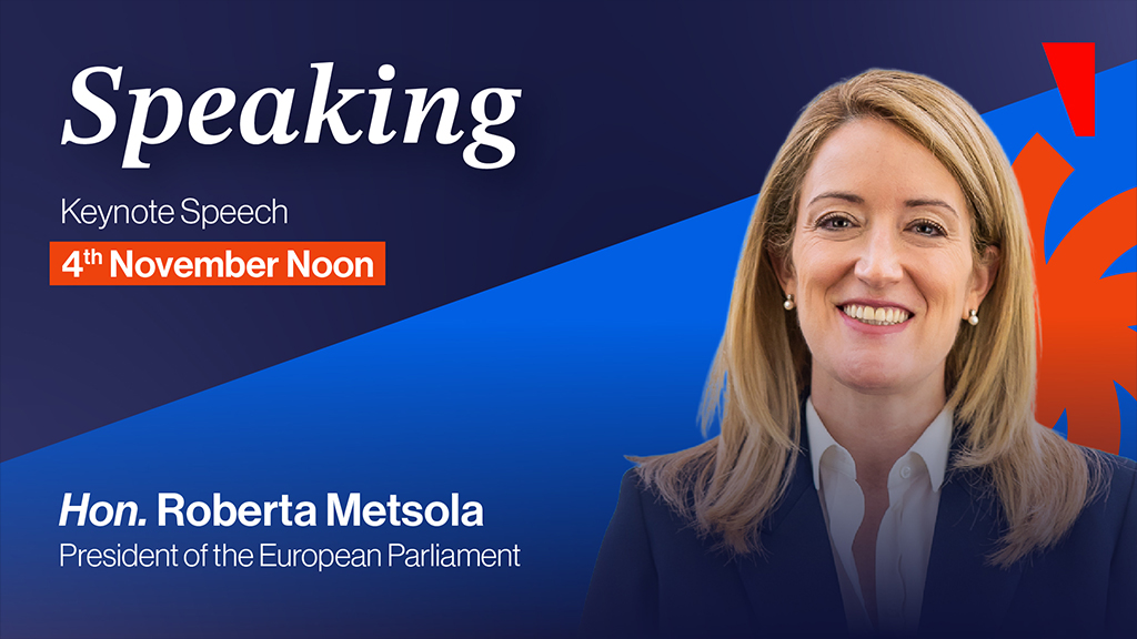 SiGMA Central Europe a Roma si apre con il discorso inaugurale della Presidente del Parlamento Europeo Metsola