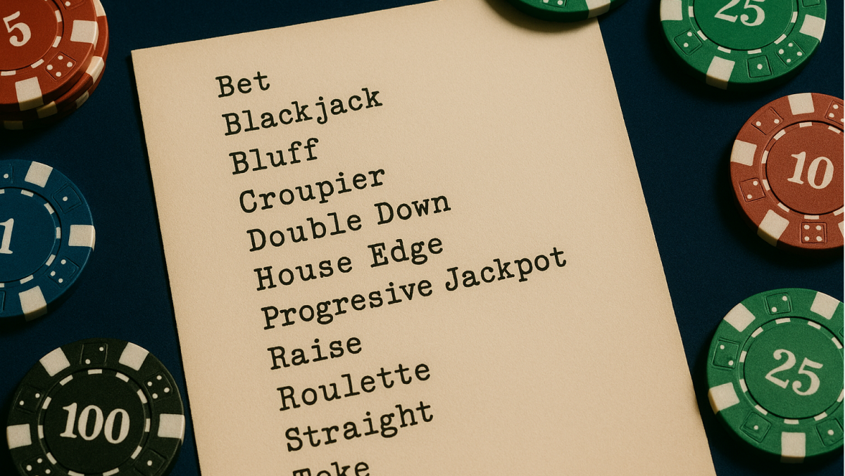 A Guide to Essential Casino Terms
