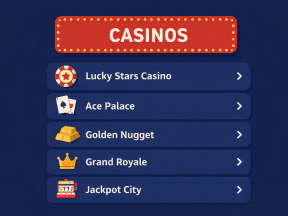 Choose a Casino from Our List
