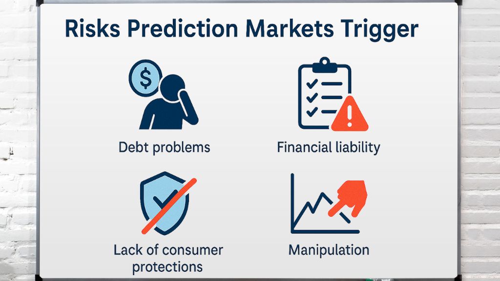 The main financial and consumer risks linked to prediction-market activity