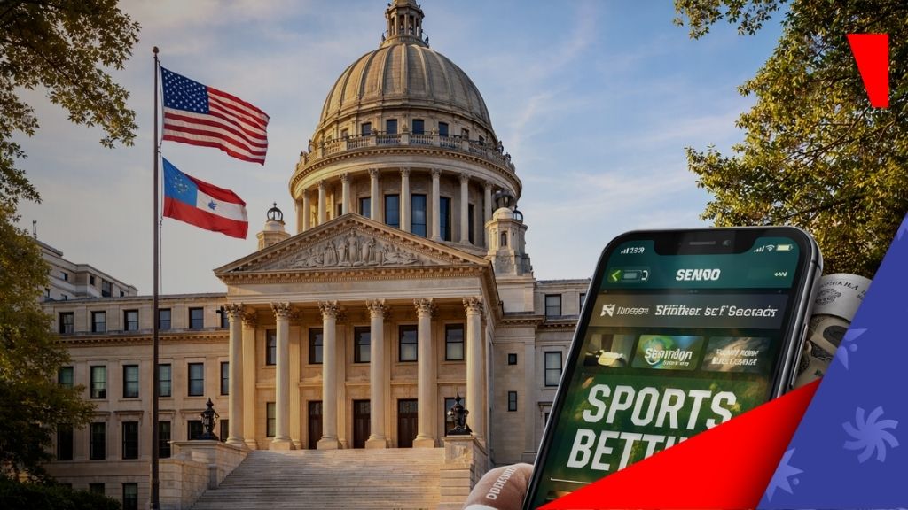 Mississippi reapresenta projeto de lei para liberar apostas esportivas móveis