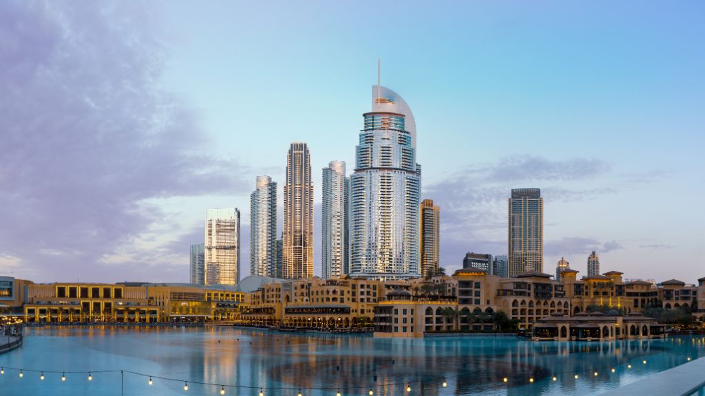 Downtown Dubai, a hub of luxury hospitality and global connectivity within the United Arab Emirates.