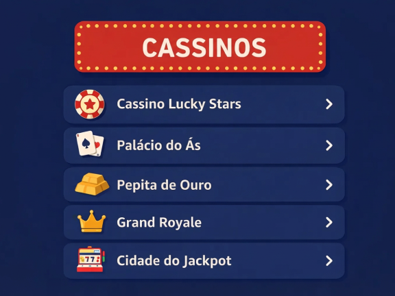 Selecione um Cassino