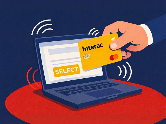 Select Interac as the Withdrawal Option