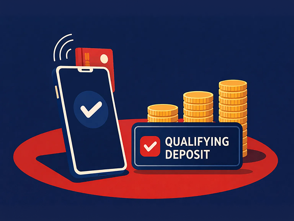 Make a qualifying deposit 