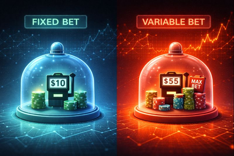 Fixed betting versus variable betting