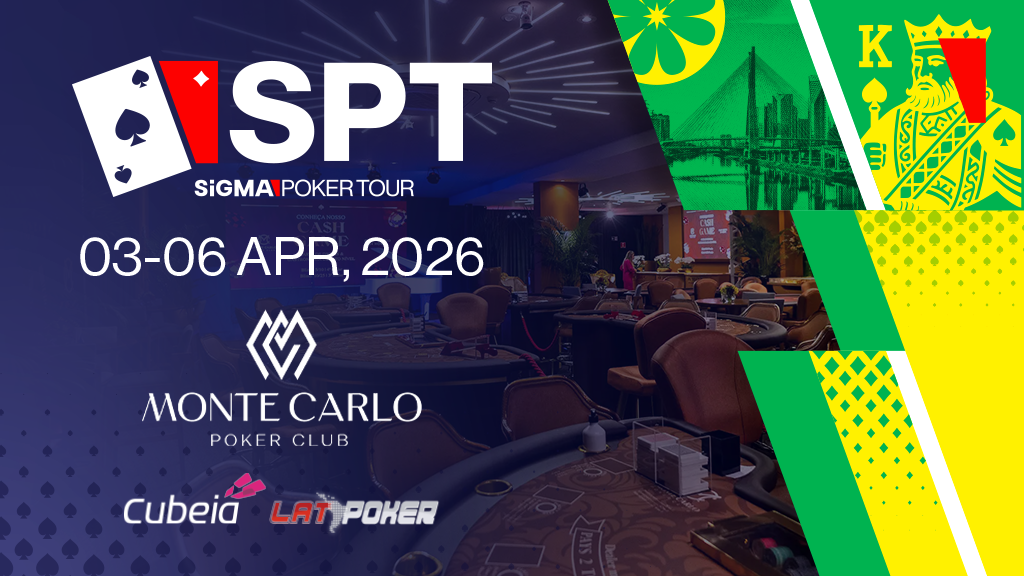 El SiGMA Poker Tour Brazil 2026 llega a São Paulo con un evento principal de un millón de reales garantizados