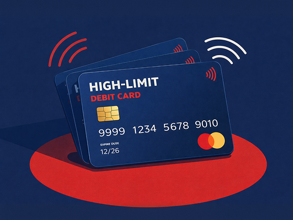 High-Limit Debit Cards